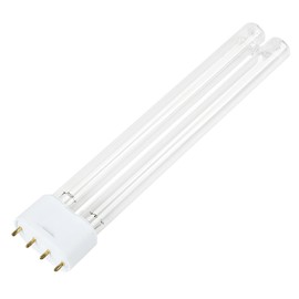 Ayamaxon 18w Pond UV Light Lamp Ozone-Free 10000 Hours Long Lifespan 4 Pin 254nm Replacement UV Light Bulb for Outdoor Koi Aquariums and Tanks