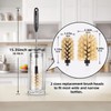 2-in-1 Detachable Brush Head Water Bottle Brush & Straw Brush
