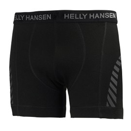 Helly-Hansen 48353 Men's LIFA Merno Boxer, Black - L