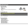 Front Wheel Hub and Bearing Repair Kit - with Retaining