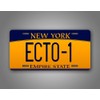 Ghostbusters Movie Prop License Plate New York ECTO-1 Novelty Auto