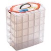 Sooyee - Contenedor apilable de 5 capas transparente