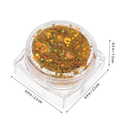 IWOWHERO 4pcs Cosmetic Glitter Gel for Sparkling Body Glitter for Face Art to Clean for Festivals Performances and Creative Crafts