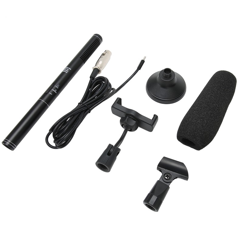 Handheld Interview Microphone Live Broadcast Wired Professional Portable Reporter Microphone