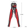Pinzas Pelacables Automático Engarzadora Cortador de Cables Ajustable 8 Pulgadas
