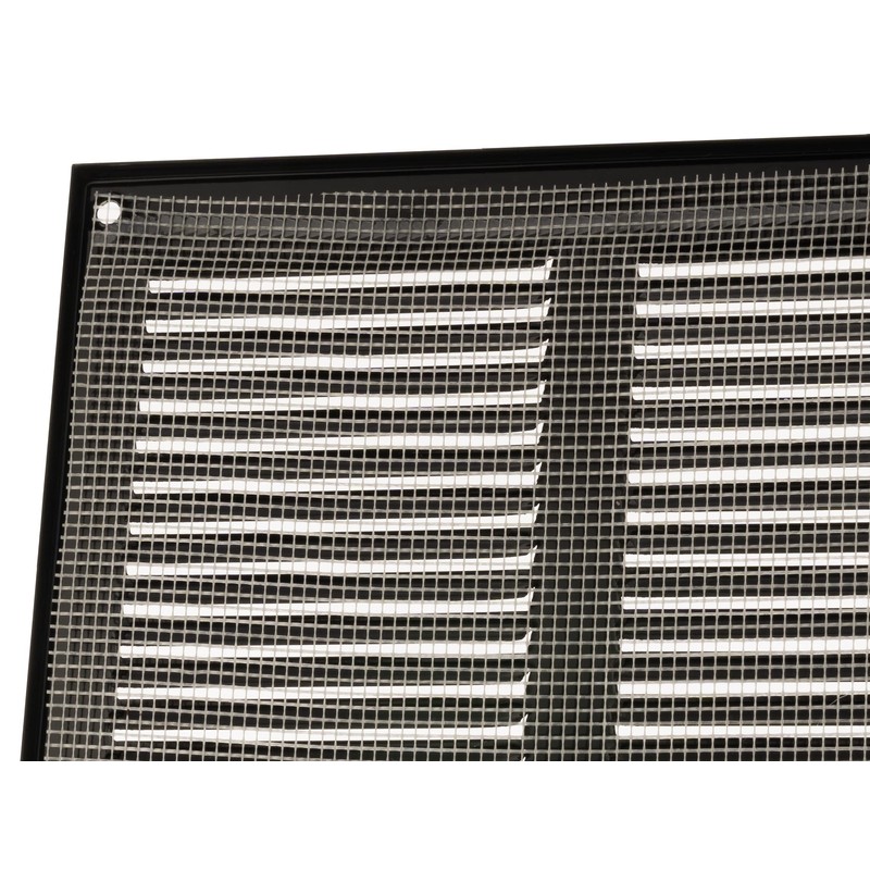 LIRAST 14x6 Vent Cover with Built-in Screen - Black Return