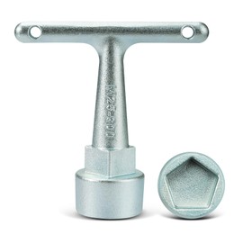 VIDABTE Curb Stop Wrench,Water Meter Wrench for Pentagon Curb Boxes,City Water Key Curb Stop Key,Pentagon curb box wrench