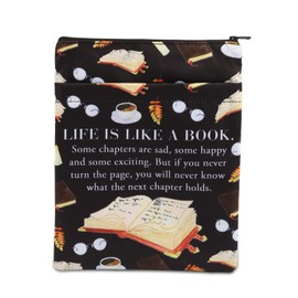 PLITI Book Lovers, Book Cover, B¨¹cherwurm, Gift, Book, Club, Inspirational Quote, Book Protection, Literature for Readers (Life Like Book BSblU)