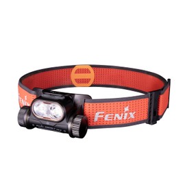 FENIX HM65R-T v2.0 Stirnlampe, wiederaufladbar, leicht, für Laufen, Outdoor, Arbeit und professionelle Stirnlampe, Schwarz