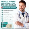 Hydrocolloid Roll for Wound Care - Cut-to-Size, Large Waterproof Hydrocolloid