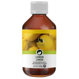 Gusteau's - Lemon Flavor Bakery Emulsion, 4 fl oz (100ml) Alcohol Free, Sugar Free, Kosher (LEMON)