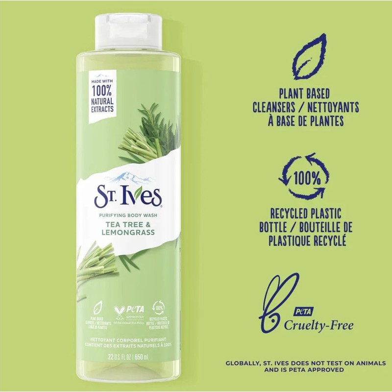 St. Ives St Ives Tea Tree Lemongrass Purifying Body Wash