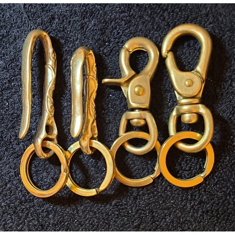 Kondo Key Chain, Brass Belt Hook, Made in Japan, Fashionable,