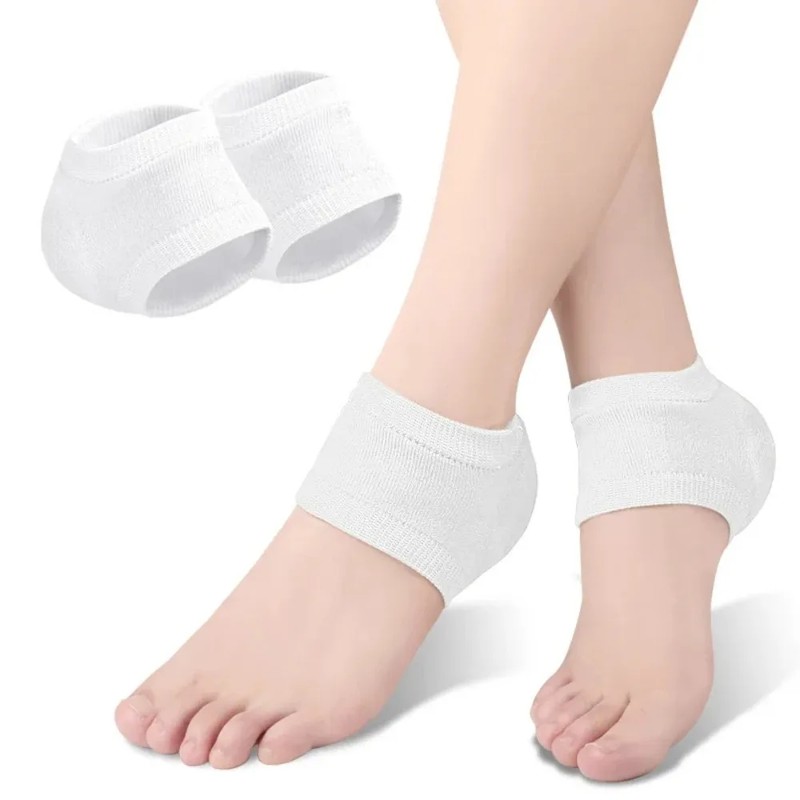 Silicone-Like Heel Protectors for Foot Care – Soft Gel Heel