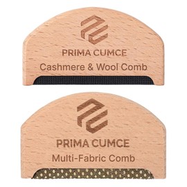 2 PCS Wooden Sweater Comb for De-Pilling Cashmere, Wool, Knitwear, Manual Lint Remover, Portable Depiller for Clothes, Fuzz, Bobbles, Pilling Shaver, Fabric Defuzzer, Sweater Care Tool