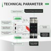100Amp AC 110V Dual Power Automatic/Manual Transfer Switch 2P, Mini