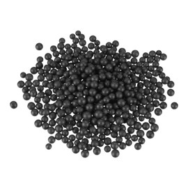 QUARKZMAN Foam Beads Foam Balls 7-9 mm for Wedding and Party Decorations, Tiny Packaging Balls, Art DIY Craft Supplies (Black, 1 Pack Approx. 1500 Pieces)