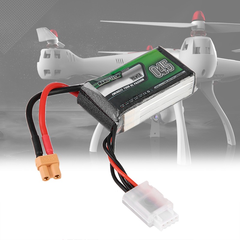 Airtonk 450mAh 11.1V 30C XT30 Plug Lithium Battery for Model