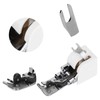 Side Cutter Presser Foot ABS Stainless Steel Universal Household Sewing