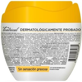 TEATRICAL - Crema aclarante. Con células madre de rosa blanca que trabajan a nivel celular para unificar el tono de la piel y disminuir manchas. Tarro con 400g