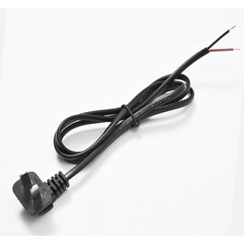 Elbow 90 Degree Angle 18AWG 2 Prong Replacement Cord Lamp Repair Wire Home Appliance Repair Power Cord, Electrical Tool Replacement Power Cord