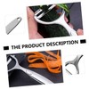 Mobestech 2Pcs Y Shape Stainless Steel Fruit Vegetable Peeler Ergonomic
