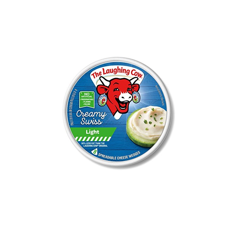 Laughing Cow Light Wedges Spreadable 32x0.75oz Total 24oz