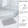 JUERLEN 2 Pack Diatomaceous Earth Shower Mat, Stone Bath Mat,