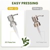 AmazerBath Soap Dispenser, 2 Pack Glass Soap Dispenser with Pump