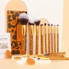 ..docolor Brochas De Maquillaje Leopardo 14 Piezas Base Sint