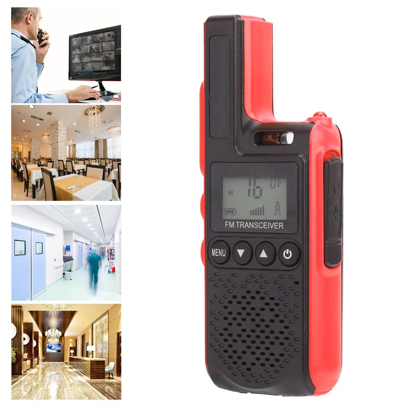 Handheld Mini Walkie Talkie 99-Channel Portable Long Range 2 Way