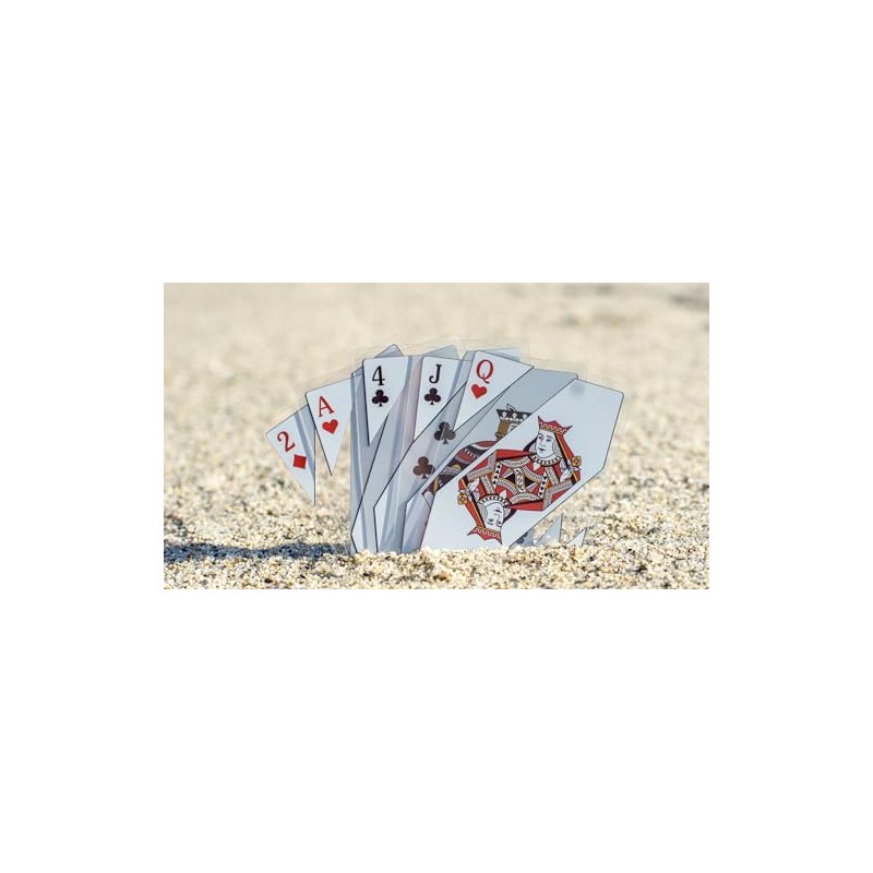 Well Played Waterproof Clear Plastic Playing Cards - Standard Deck