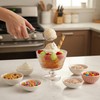 ZOOFOX 6 Pack Glass Ice Cream Bowl Set, 9 oz