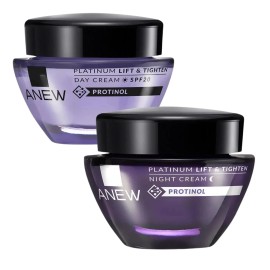 Anew Platinum Day & Night Cream Set – Anti-Aging Moisturizer Duo with SPF 25