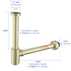 SWHYGER Bottle P Trap 1 1/4 with 11.81 inch Slip