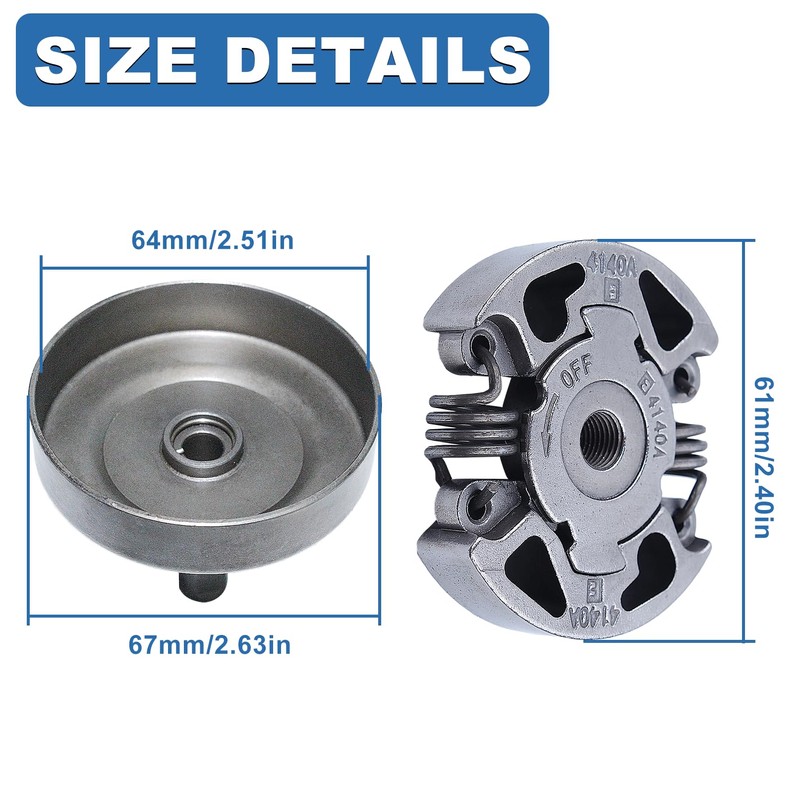 AUMEL Clutch Drum Kit Fit Stihl FS38 FS40 FS45 FS46