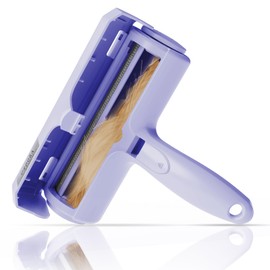 ORDORA Pet Hair Remover for Couch, Reusable Dog Hair Remover Roller for Dog & Cat, Self-Cleaning, No Adhesive or Sticky Tape Needed, Perfect Fur Remover for Couch (Violet)