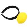 Healeved Funny Plush Fruit Headband Lemon Shaped Hair Hoop for