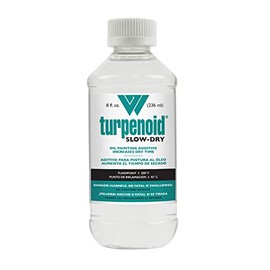 Weber 1635 Turpenoid Slow-Dry Oil Painting Additive, 236ml Bottle, 1 Each, Clear