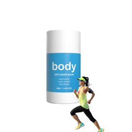 Anti Chafe Balm, Thigh Anti Chafe Stick, Anti-Friction Cream for Heel, Lower Arm, Thigh Legs, Water & Sweat Proof for Preventing Thigh Rashes & Sports Chafing, 40g