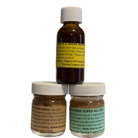 Special Three 1 oz Lenon Mink Trapping Lures - Proven Results Since 1924