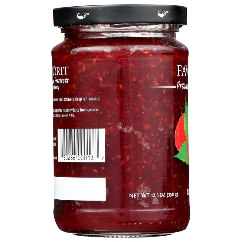 Favorit Swiss Preserves Raspberry, 12.3 Ounces