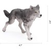 RESTCLOUD 7Pcs Wolf Toy Figurines Set Wolf Animals Figures (Wolf