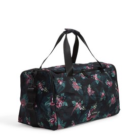Vera Bradley Women's Recycled Lighten Up Reactive Travel Duffle Bag, Rose Foliage, One Size