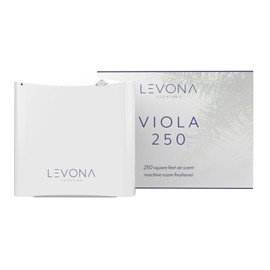 Levona Scent Waterless Diffuser - Essential Oil Aroma & Fragrance Smart Plug-in, Portable Machine for Home, Office & Small Rooms, with Cleaning Cloth, Covers 250 sqft - Viola 250 (Scent Not Included)