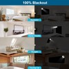 100% Blackout Curtains for Bedroom, Portable DIY Window Blinds, No