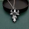 MZC Jewelry Daughter Cremation Angel Wings Urn Necklace for Ashes