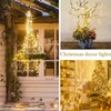 YITING 10 Strands 200 LEDs Solar Powered Twinkle Firefly Bunch