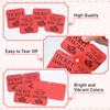 ESSENTIAL 500 Double Roll Raffle Tickets, 50/50 Raffle Cards, Entry