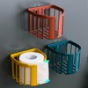 Versatile White Adhesive Basket Holder: Bathroom, Kitchen, Sponge, Sink Storage